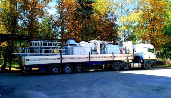 Отгрузка бетонного завода в Полтавскую область
